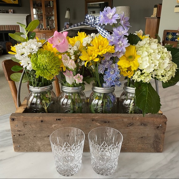 Rogaska Crystal•Set of (2) Double Old Fashioned Glasses•Richmond Pattern•Vintage - Picture 4 of 13